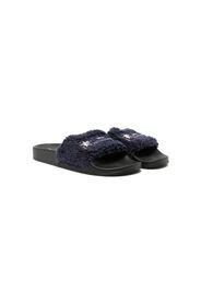 Stella McCartney Kids Sandali slides con applicazione x Disney - Blu