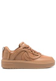 Stella McCartney S-Wave embroidered sneakers - Marrone