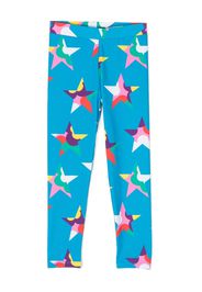 Stella McCartney Kids star-print leggings - Blu