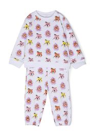 Stella McCartney Kids graphic-print tracksuit set - Bianco