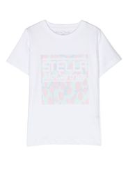 Stella McCartney Kids logo-print cotton T-shirt - Bianco