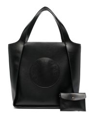 Stella McCartney Stella perforated-logo tote bag - Nero