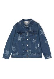 Stella McCartney Kids star-print denim jacket - Blu