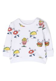 Stella McCartney Kids graphic-print sweatshirt - Bianco