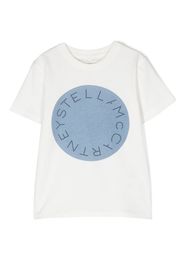 Stella McCartney Kids logo-print short-sleeve T-shirt - Bianco