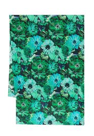 Stella McCartney Sciarpa a fiori - Verde