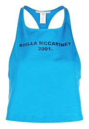 Stella McCartney logo-print tank top - Blu