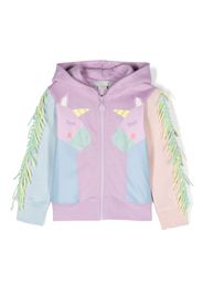 Stella McCartney Kids Unicorn-print hooded jacket - Viola