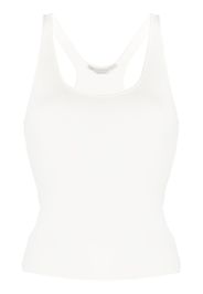 Stella McCartney sleeveless racerback tank top - Bianco