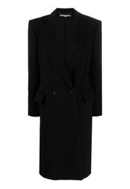 Stella McCartney double-breasted wool coat - Nero