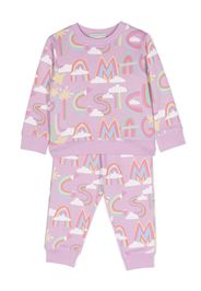 Stella McCartney Kids graphic-print cotton tracksuit - Viola