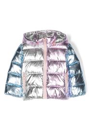 Stella McCartney Kids metallic-effect puffer jacket - Rosa