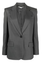 Stella McCartney flannel single-breasted blazer - Grigio