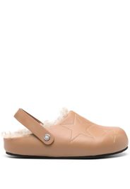Stella McCartney Slippers con ricamo - Toni neutri