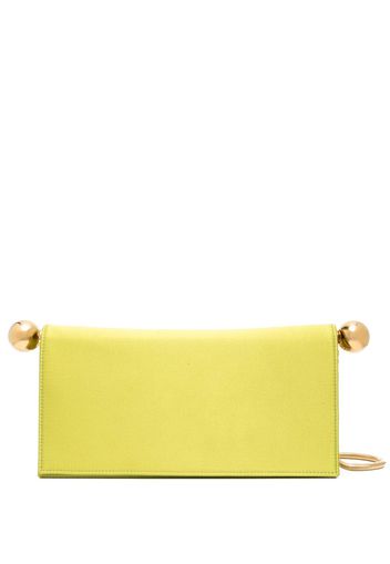 STEPHANE ROLLAND Pop Up silk satin shoulder bag - Verde