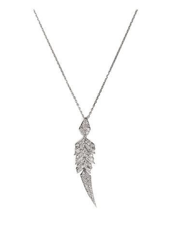 Stephen Webster Collana con pendente Magnipheasant in oro bianco 18kt e diamanti - Argento