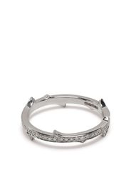 Stephen Webster Anello Thorn Stem in oro bianco 18kt con diamanti - Argento