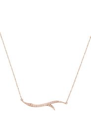 Stephen Webster Collana Thorn Stem con pendente in oro rosa 18kt e diamanti