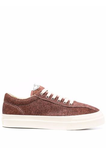 Stepney Workers Club Dellow pony-hair sneakers - Marrone