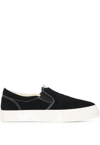 Stepney Workers Club Lister slip-on suede trainers - Nero