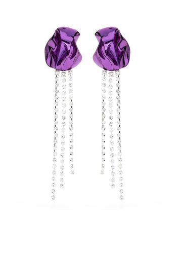 Sterling King Georgia crystal drop earrings - Viola