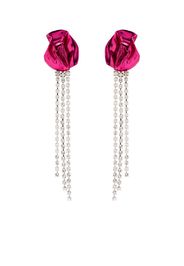 Pink Georgia Crystal Drop Earrings