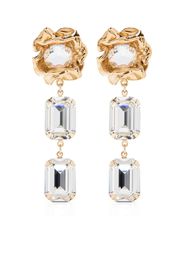 Sterling King Ada crystal drop earrings - Oro