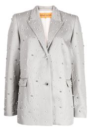 Stine Goya Maia crystal-embellished blazer - Grigio