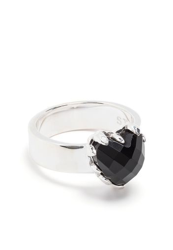 Stolen Girlfriends Club Anello Onyx Love - Nero