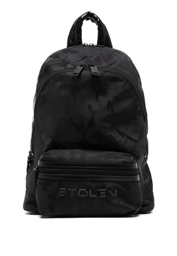 Stolen Girlfriends Club Zaino con stampa camouflage - Nero