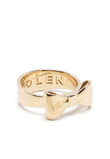 Stolen Girlfriends Club Anello con fiocco in oro giallo 9kt