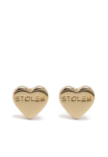 Stolen Girlfriends Club Orecchini a bottone Stolen Heart - Oro