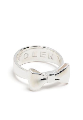 Stolen Girlfriends Club Bow sterling-silver ring - Argento