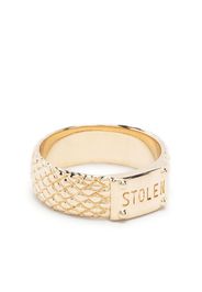 Stolen Girlfriends Club Anello Snake Band in oro 9kt