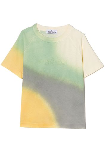 Stone Island Junior T-shirt con fantasia tie-dye - Verde