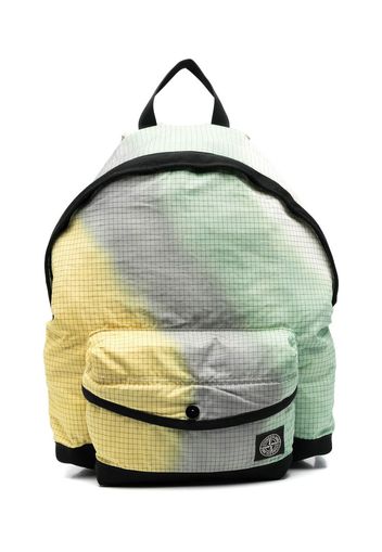 Stone Island Junior stripe pattern backpack - Giallo