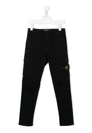 Stone Island Junior Pantaloni By Old - Blu