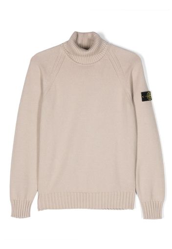 Stone Island Junior Maglione con motivo Compass - Toni neutri