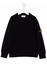 Stone Island Junior pullover crewneck jumper - Nero