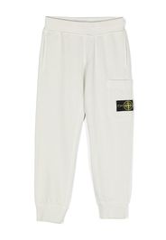 Stone Island Junior logo-print track pants - Toni neutri