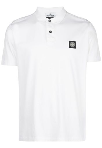 logo patch polo shirt