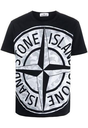 compass logo print T-shirt