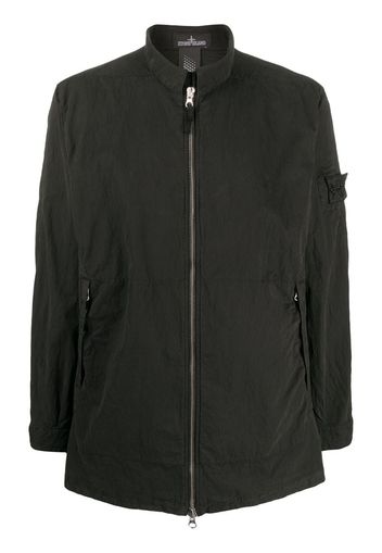 zipped-up jacket