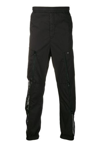 mesh-panel track pants