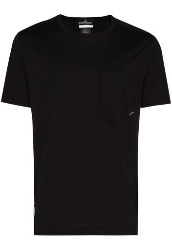 Stone Island Shadow Project abstract-print crew-neck T-shirt - Nero