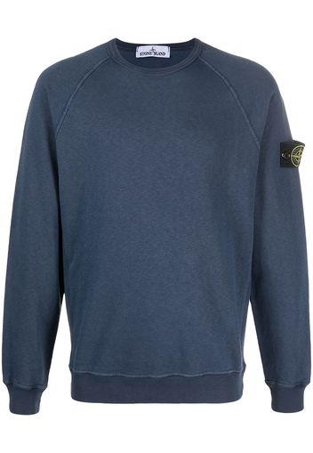 Stone Island Felpa con applicazione - Blu