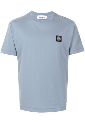 Stone Island T-shirt con applicazione - Blu