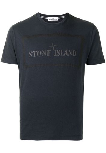 Stone Island T-shirt con stampa - Blu