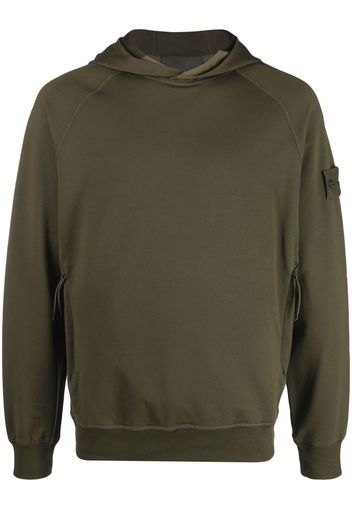 Stone Island Felpa con applicazione - Verde