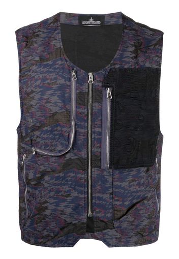 Stone Island Gilet con stampa - Blu